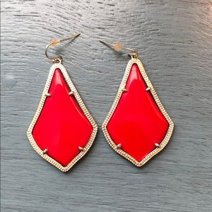 Kendra Scott Alexandra earrings red